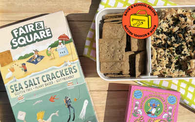 Fair & Square Crackers with Smoked Tuna Salad