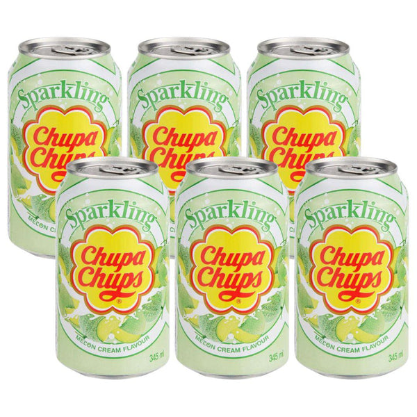 Chupa Chups Sparkling Soda, Melon Flavor (6 pack)