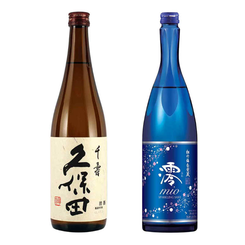 Light & Dry Sake Set, 2 Pack