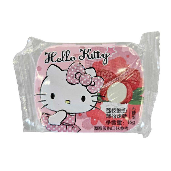 Lucky Hello Kitty Sugar-Free Candy Tins, Lychee Yogurt Flavor