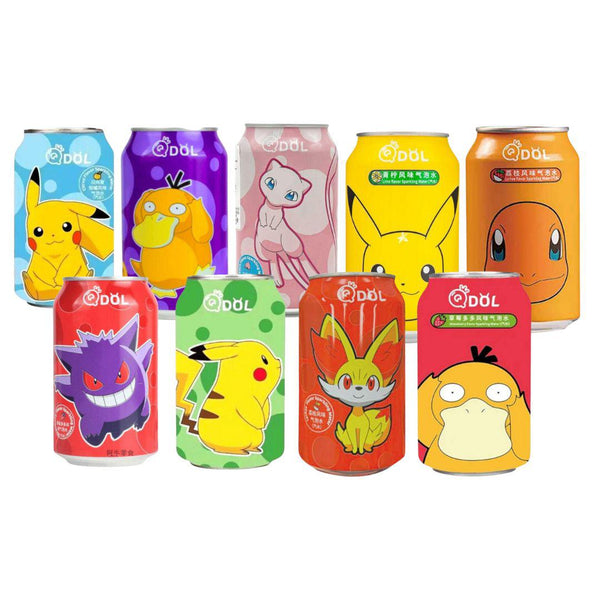 Qdol Pokemon Limited Edition Soda, Collectors Edition Full Set