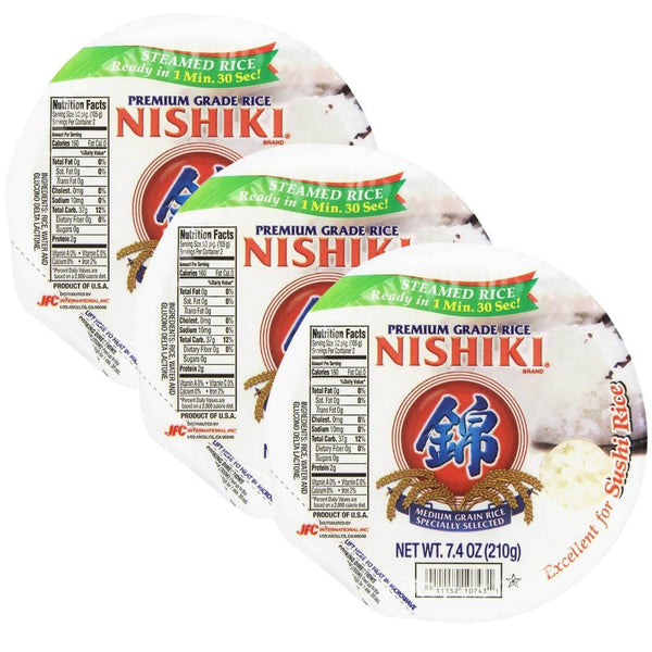 Nishiki Premium Microwaveable White Rice (3 pack)