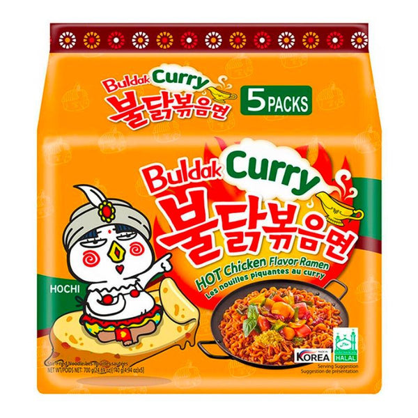 Samyang Hot Chicken Curry Ramen, 5 pack