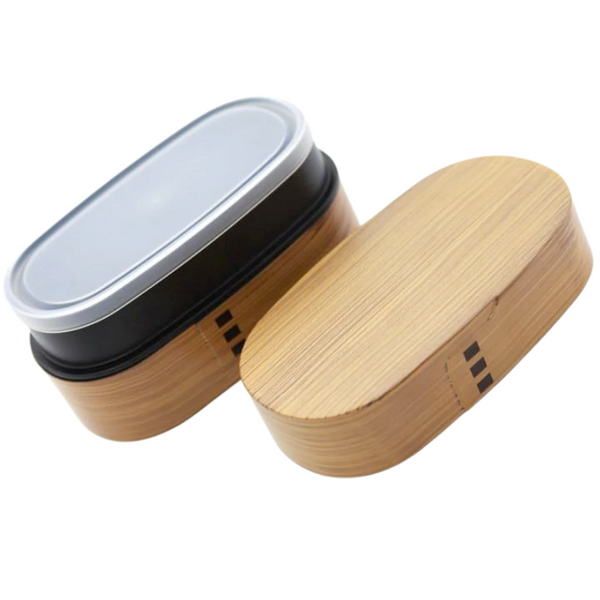 Wood Tone Bento Box, Light Wood