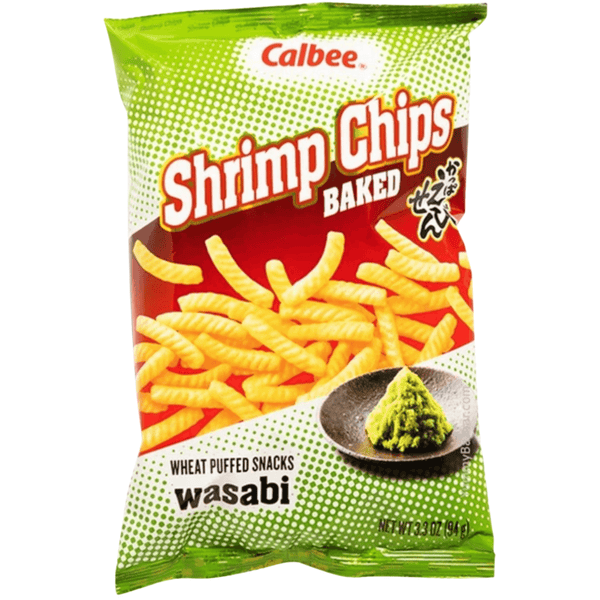 Calbee Shrimp Chips, Wasabi Flavor