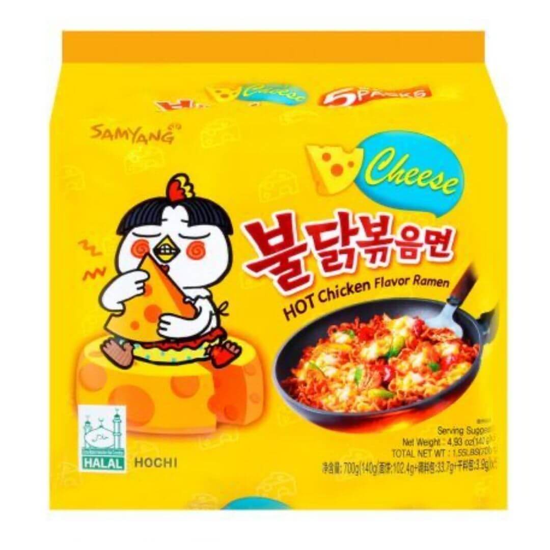 Samyang Hot Chicken Cheese Ramen (5 pack)