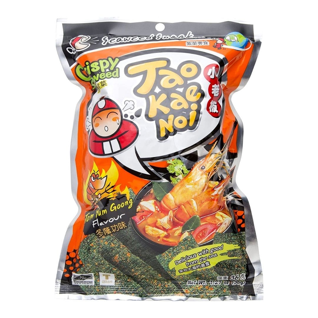 Taokaenoi Crispy Seaweed, Tom Yum Goong Flavor