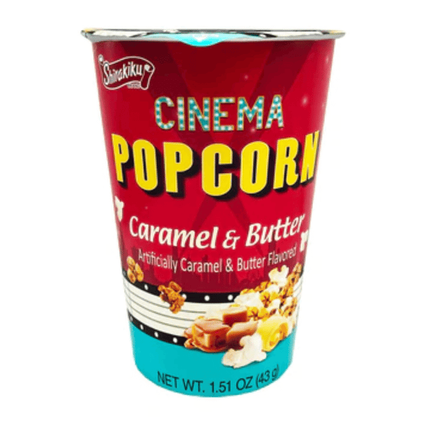 Shirakiku Cinema Popcorn, Caramel and Butter Flavor