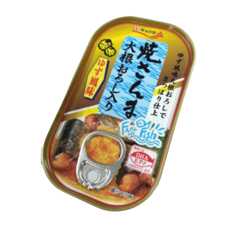 Kyukuyo Tinned Pacific Saury with Yuzu and Daikon