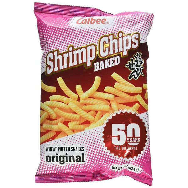 Calbee Shrimp Chips, Original Baked Flavor