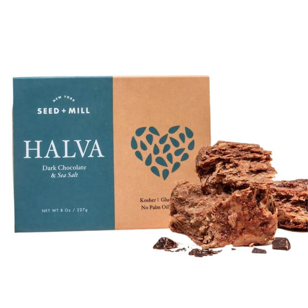 Seed + Mill Dark Chocolate & Sea Salt Halva
