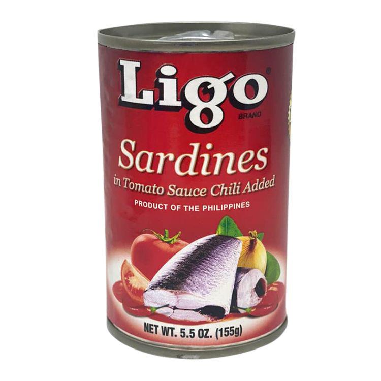 Ligo Sardines in Tomato Sauce with Chili Added