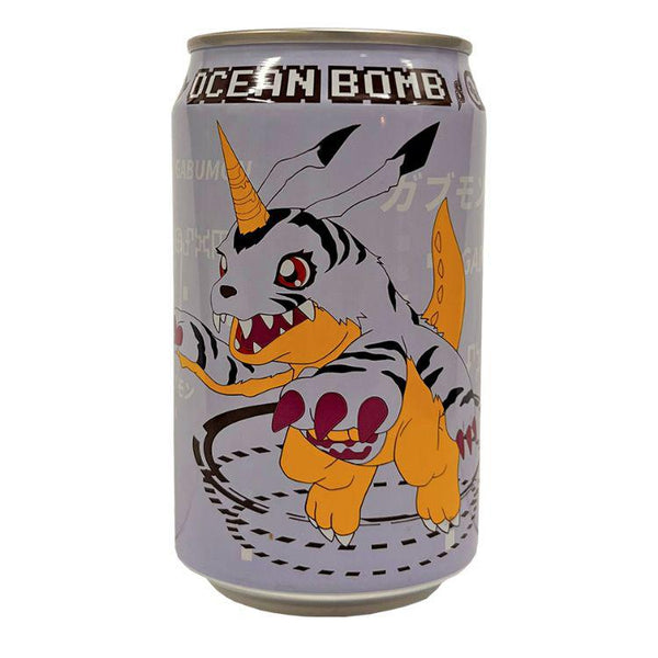 Ocean Bomb Digimon Soda, Gabumon Blueberry Flavor