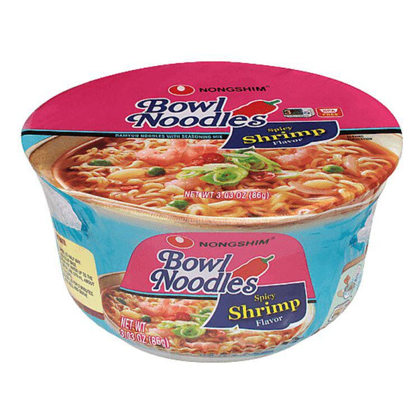 Nongshim Spicy Shrimp Bowl Noodle Soup
