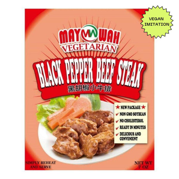 May Wah Vegan Black Pepper "Steak"