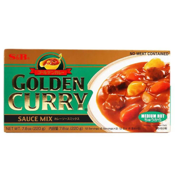 Buy S&B Golden Curry Japanese Curry Roux, Medium