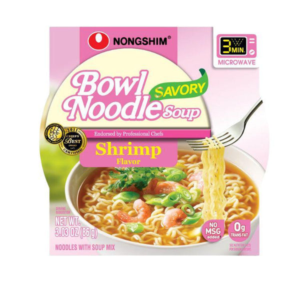 Nongshim Savory Shrimp Bowl Noodle Soup