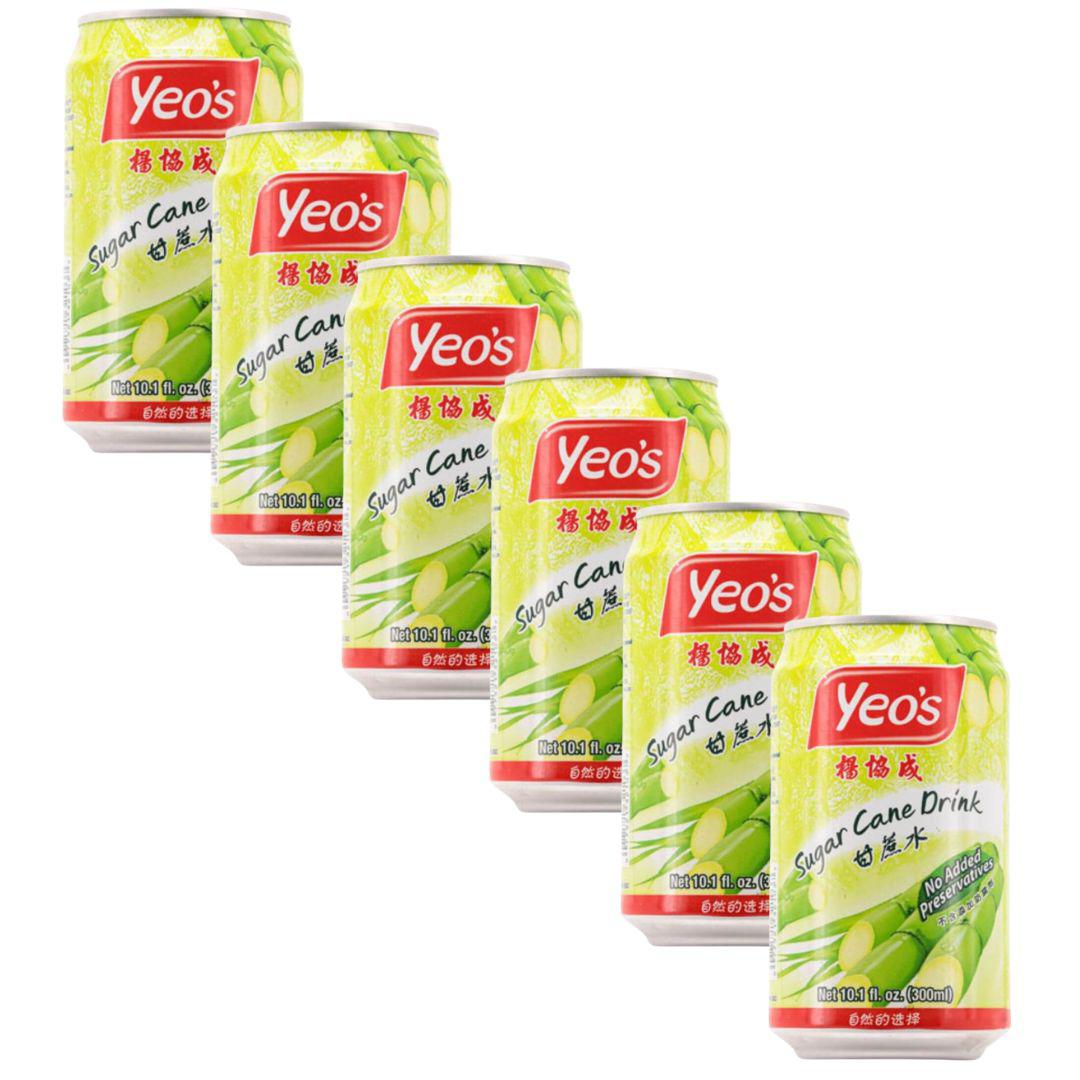 Yeo's Sugar Cane Drink Can (6 pack)