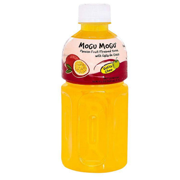 Mogu Mogu, Passion Fruit Juice with Nata de Coco Flavor