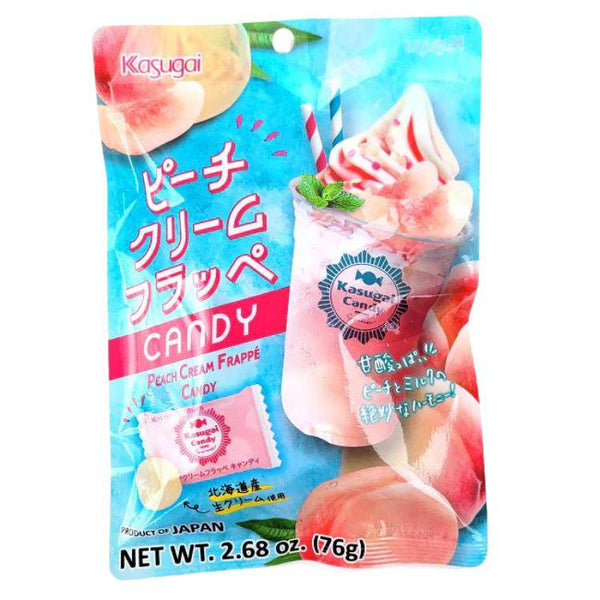 Kasugai Peaches and Cream Frappe Candy