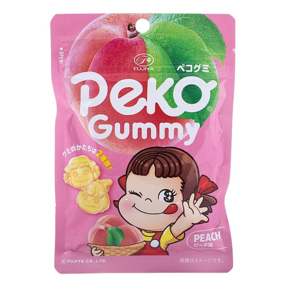 Fujiya Peko Chan Gummy, Peach Flavor