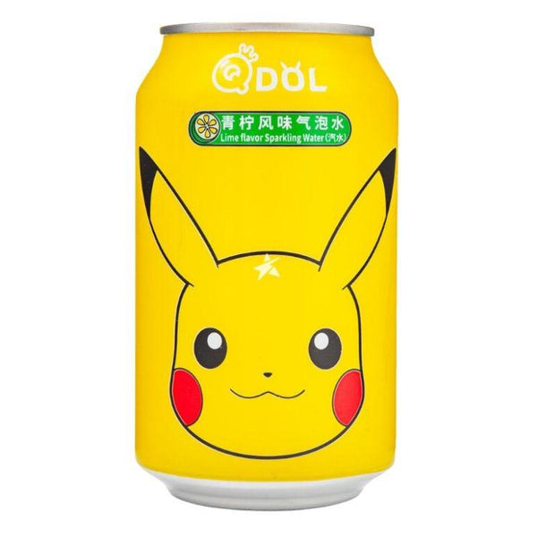 Qdol Pokemon Limited Edition Soda, Pikachu Lime Flavor