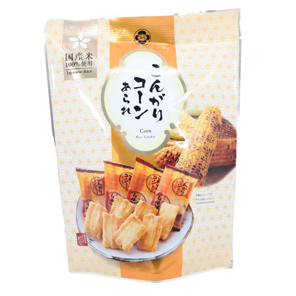 Morihaku Rice Crackers, Roasted Corn Flavor