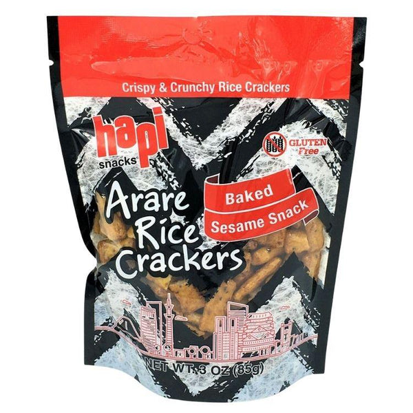 Hapi Gluten-Free Baked Sesame Rice Crackers