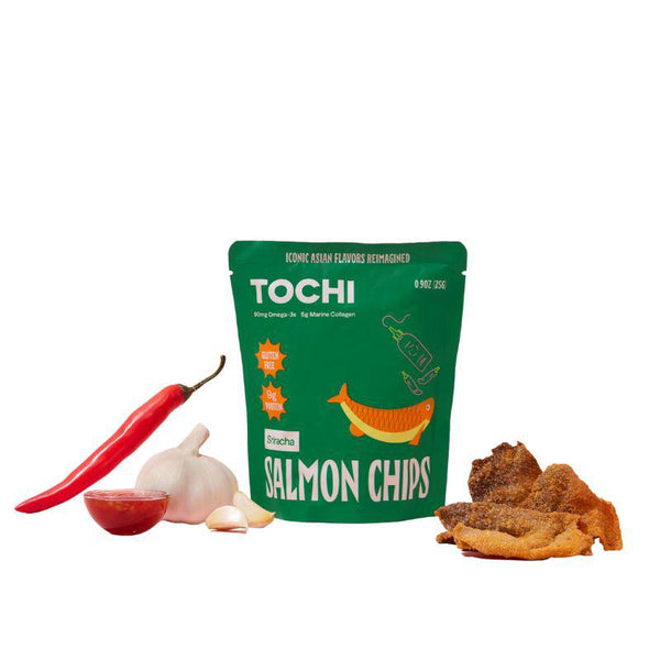 Tochi Sriracha Salmon Chips