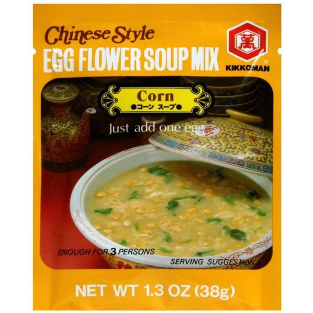 Kikkoman Egg Flower Soup Mix with Corn