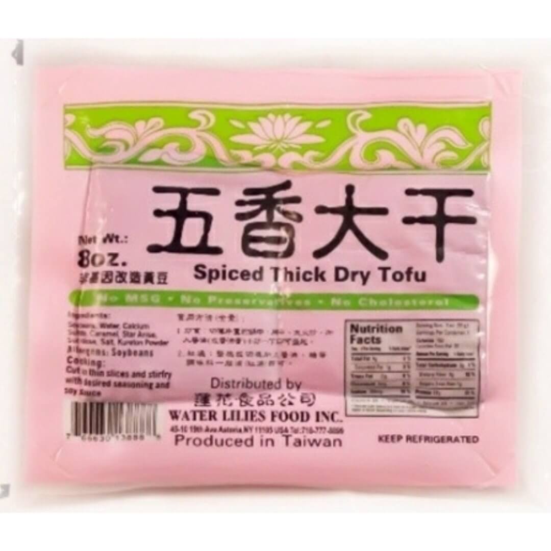 May Wah Spiced Dry Tofu, Large Pieces