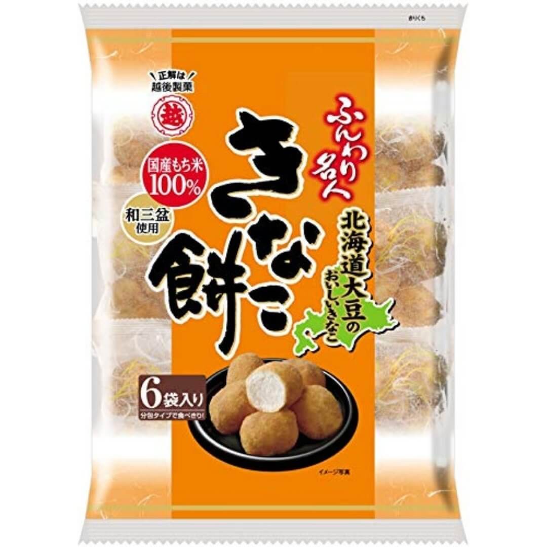 Funwari Meijin Mochi Puffs, Kinako (Soy Flour) Flavor
