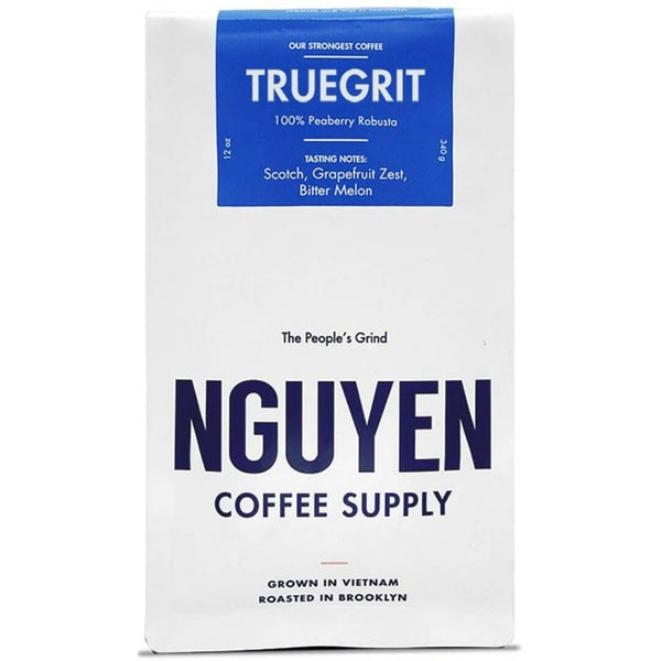 Nguyen Coffee Supply Truegrit (100% Peaberry Robusta), Whole Beans