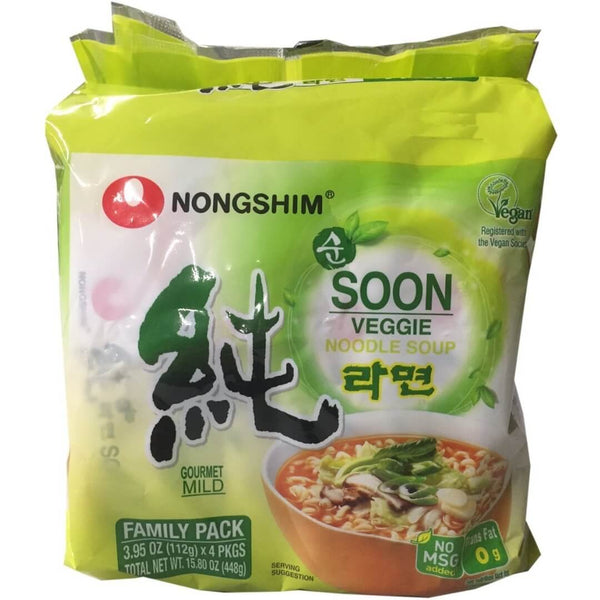 Buy Nongshim Soon Veggie Ramen (4 pack)