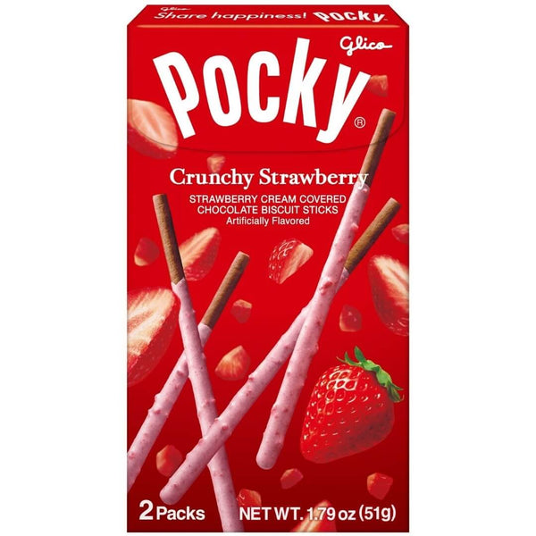 Glico Pocky Crunchy Strawberry