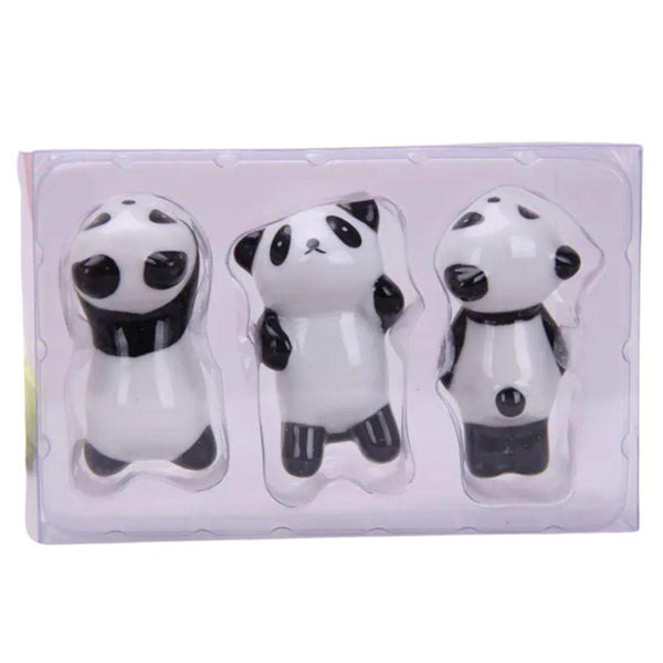 Lazy Panda Ceramic Chopstick Rest (3 pack)