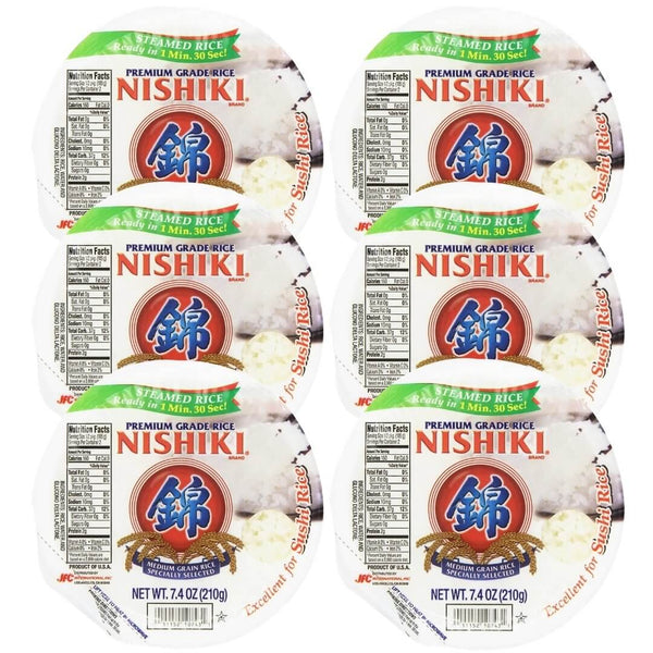 Nishiki Premium Microwaveable White Rice (6 pack)