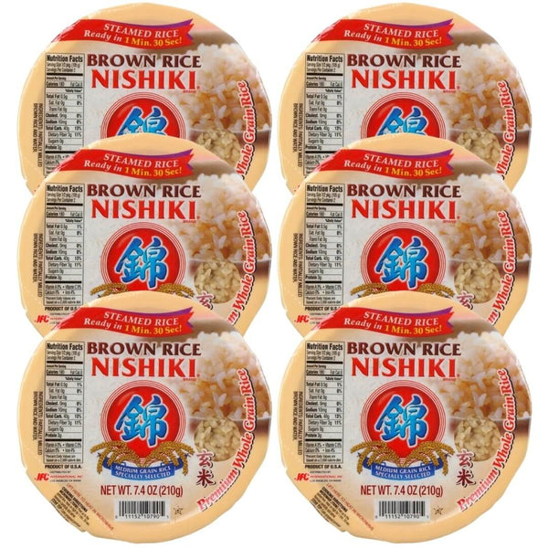 Nishiki Premium Microwaveable Brown Rice (6 pack)