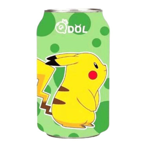Qdol Pokemon Limited Edition Soda, Green Pikachu Lime Flavor
