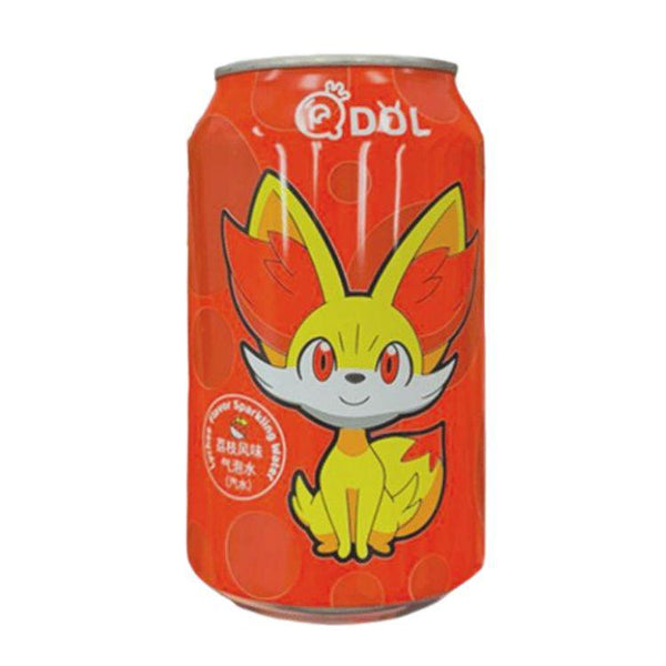 Qdol Pokemon Limited Edition Soda, Fennekin Lychee Flavor