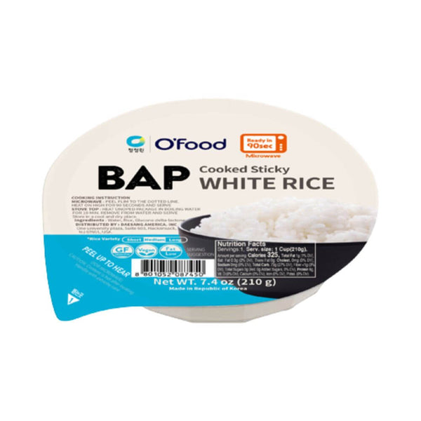 O'Food Microwaveable White Rice