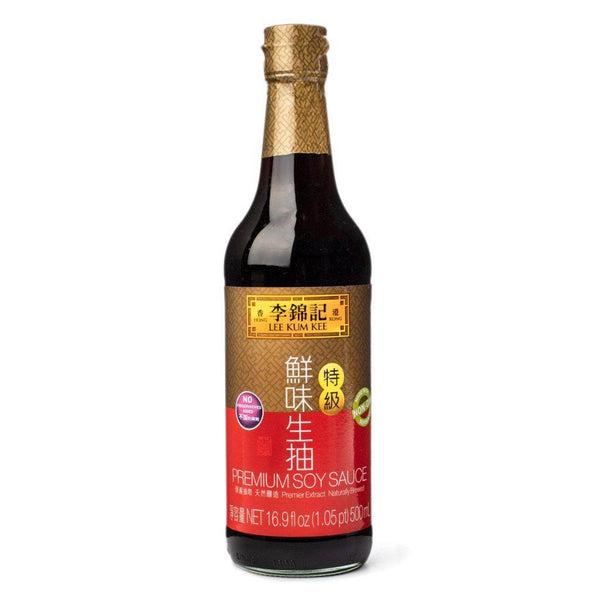 Lee Kum Kee Variety Pack (1 Premium Soy Sauce & 1 Premium Dark Soy Sauce)  16.9oz