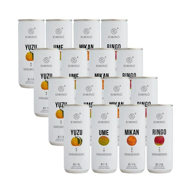 Kimino Sparking Water Variety Pack (16 pack)