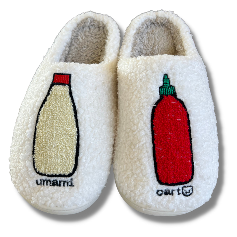 Umamicart Saucy House Slippers, Large