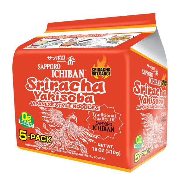 Sapporo Ichiban Sriracha Yakisoba (5 pack)