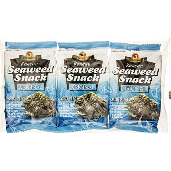 Wel Pac Seaweed Snack, Original Flavor (3 pack)