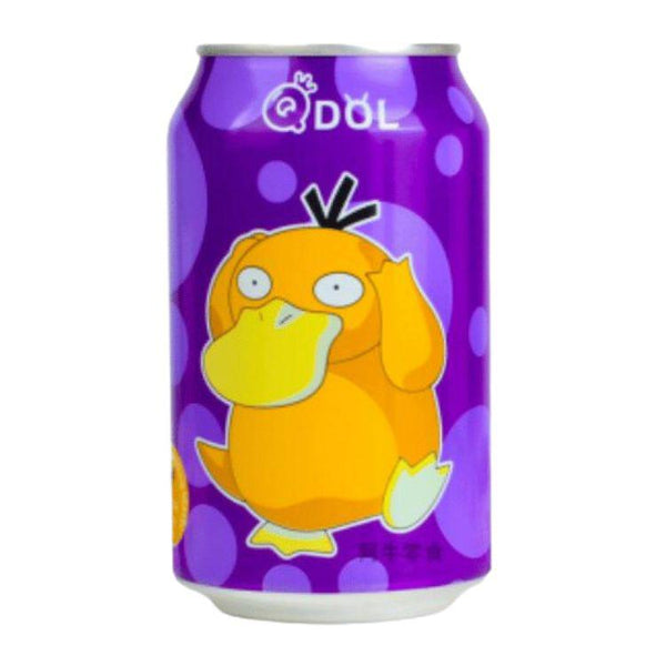 Qdol Pokemon Limited Edition Soda, Purple Psyduck Grape Flavor