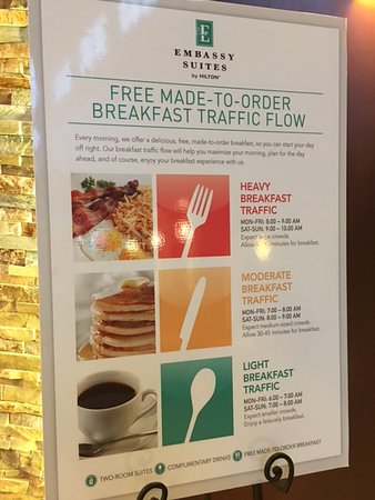 Embassy Suites Breakfast Menu