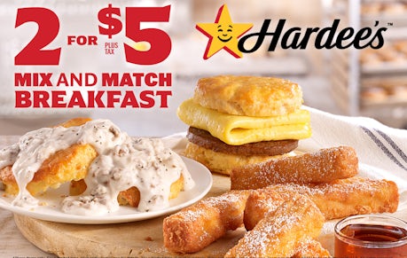 Hardee’s Breakfast Deals 2 for $4: Unbeatable Morning Value