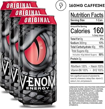 Does Venom Energy Have Caffeine